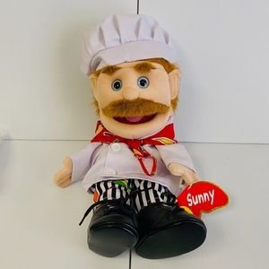 Sunny Toys 14" Dad With Mustache Chef Glove Puppet Muppet GL1305